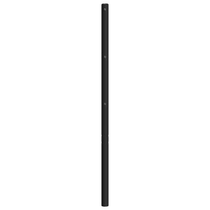 vidaXL Metal Headboard Black 100 cm