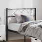 vidaXL Metal Headboard Black 100 cm