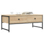 vidaXL Coffee Table Sonoma Oak 101x49x39.5 cm Engineered Wood