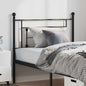 vidaXL Metal Headboard Black 100 cm