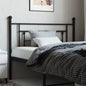 vidaXL Metal Headboard Black 107 cm