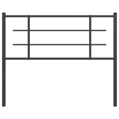 vidaXL Metal Headboard Black 107 cm