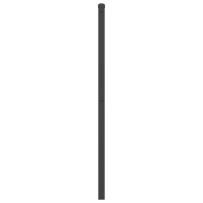 vidaXL Metal Headboard Black 107 cm