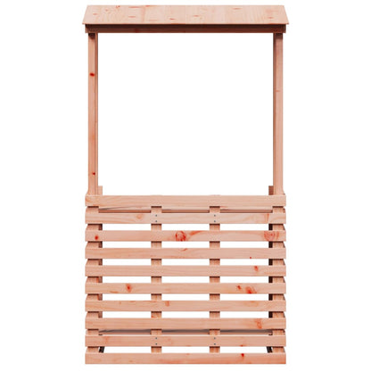 vidaXL Outdoor Bar Table with Roof 112.5x57x195.5 cm Solid Wood
