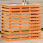 vidaXL Outdoor Bar Table Wax Brown 113.5x50x103 cm Solid Wood Pine