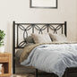 vidaXL Metal Headboard Black 107 cm