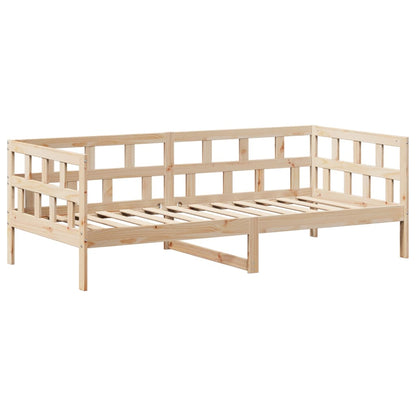 vidaXL Day Bed Set with Roof without Mattress 90x190 cm Single