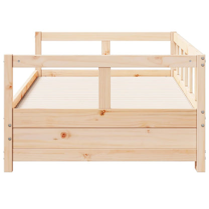 vidaXL Daybed without Mattress 90x190 cm Solid Wood Pine