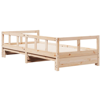 vidaXL Daybed without Mattress 90x190 cm Solid Wood Pine