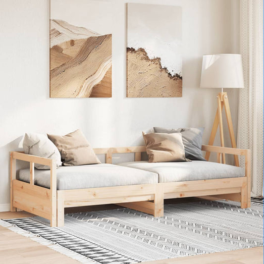 vidaXL Daybed without Mattress 90x190 cm Solid Wood Pine