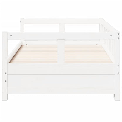 vidaXL Daybed without Mattress White 90x190 cm Solid Wood Pine