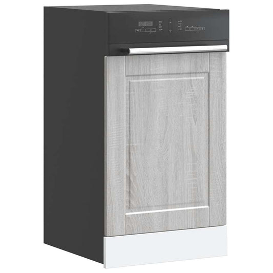 vidaXL Dishwasher Panel Porto Grey Sonoma 45x1,5x67 cm Engineered Wood