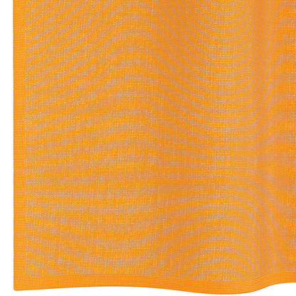 vidaXL Voile Curtains with Loops 2 pcs Orange 140x225 cm