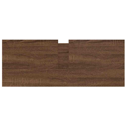vidaXL Bathroom Basin Cabinet with Drawers Brown Oak 90x34.5x60 cm